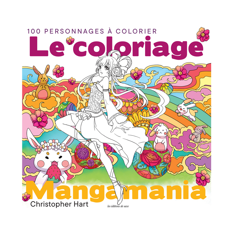 Le coloriage Mangamania - 100 personnages à colorier Beaux-arts