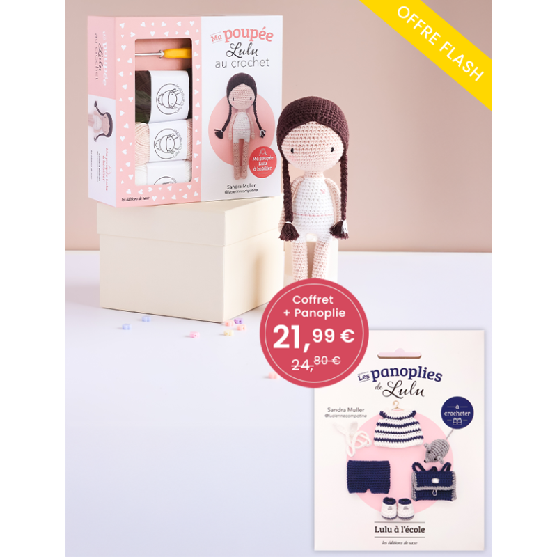 La poupée LULU et sa panoplie à l'école
