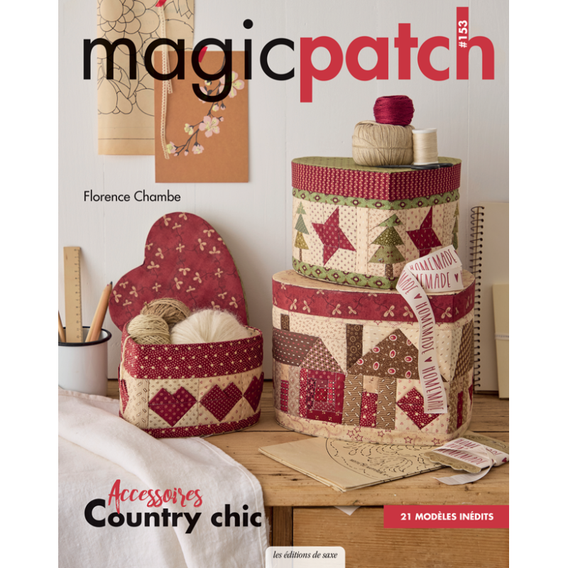 Magic patch N°153 : 15 accessoires en patchwork Patchwork