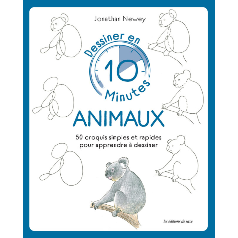 Dessiner en 10 minutes : animaux Beaux-arts