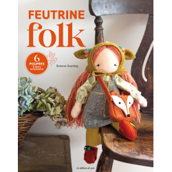 Feutrine folk Livre Tricot
