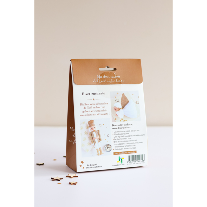 Feutrine Noël : Duo hiver enchanté Kit COFFRETS