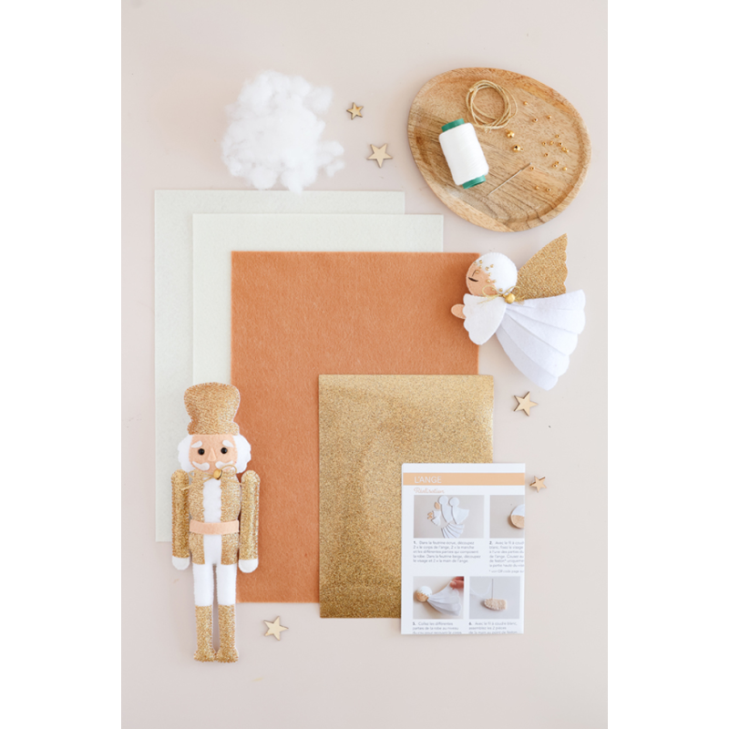 Feutrine Noël : Duo hiver enchanté Kit COFFRETS