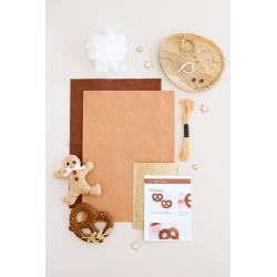 Feutrine Noël : Duo Noël alsacien Kit COFFRETS