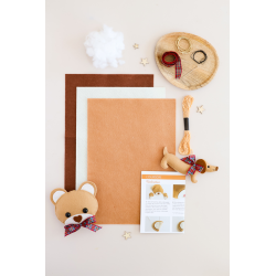 Feutrine Noël : Duo Fideles compagnons Kit COFFRETS