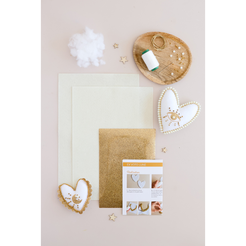 Feutrine Noël : Duo Les exvotos Kit COFFRETS
