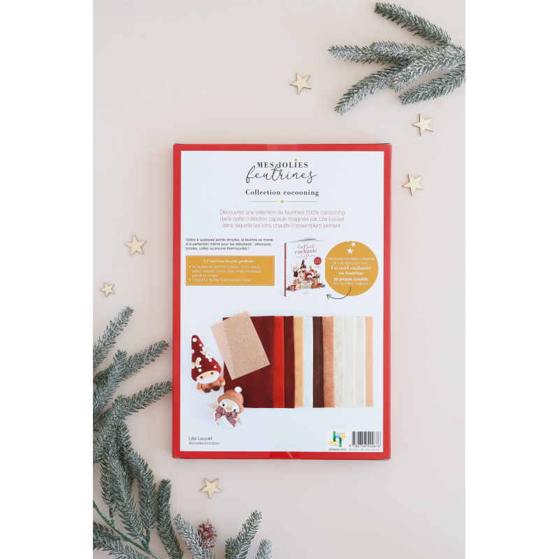 Pochette 10 feuilles feutrine TRADI Kit COFFRETS