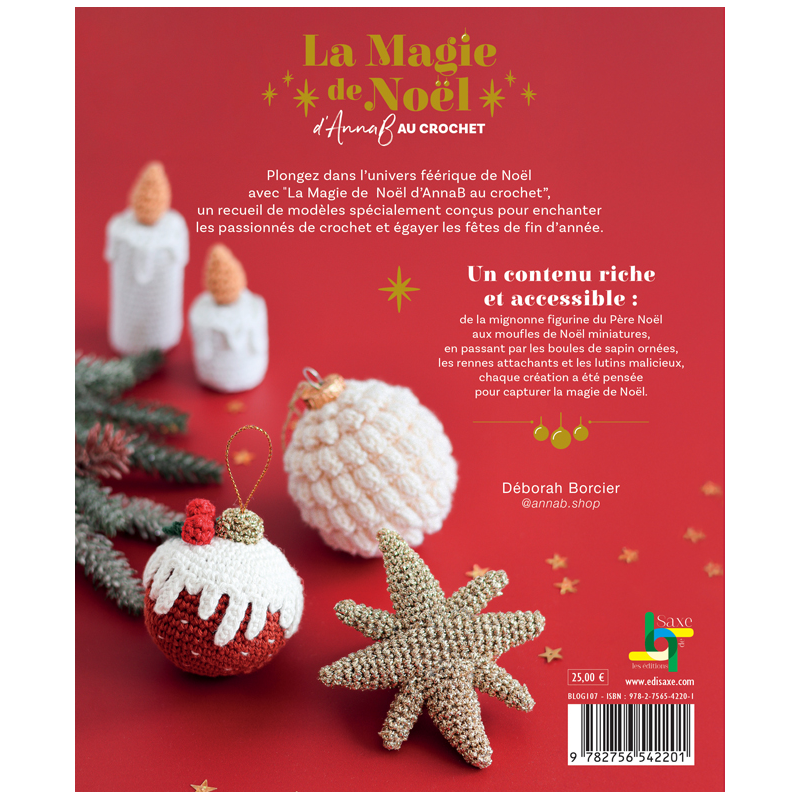 La magie de Noël d'AnnaB au crochet - 72 créations enchantées Crochet