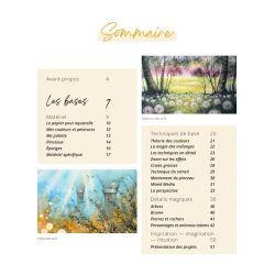 Paysages fantastiques à l'aquarelle Beaux-arts