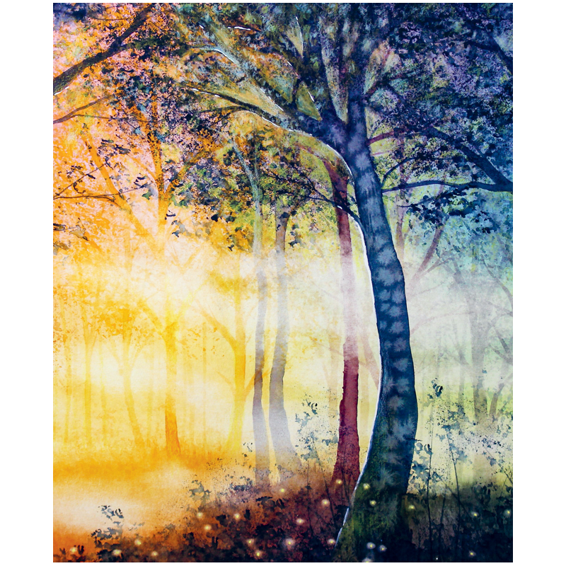 Paysages fantastiques à l'aquarelle Beaux-arts