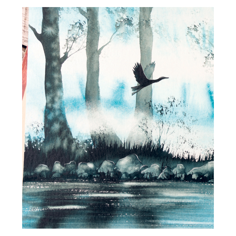 Paysages fantastiques à l'aquarelle Beaux-arts