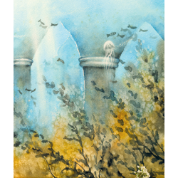 Paysages fantastiques à l'aquarelle Beaux-arts