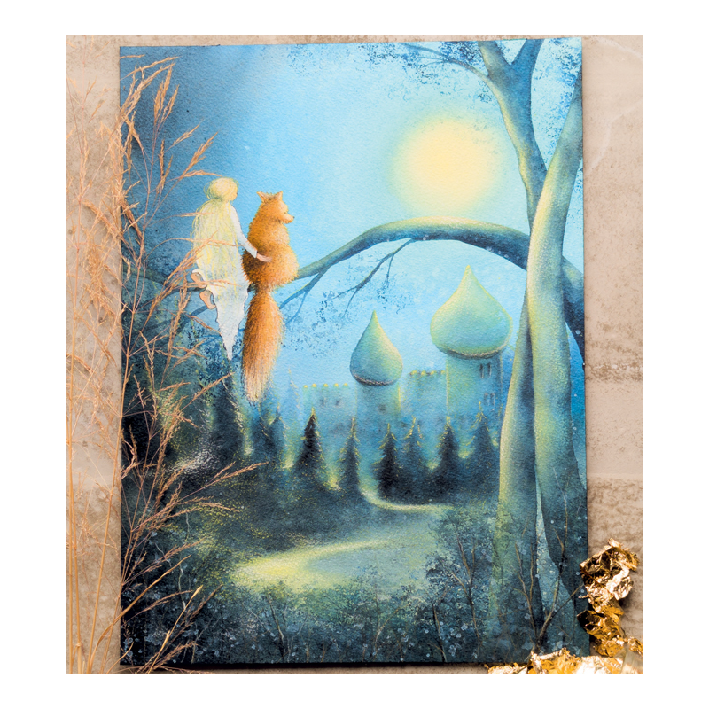 Paysages fantastiques à l'aquarelle Beaux-arts