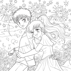 Le coloriage Mangamania - 100 personnages à colorier Beaux-arts Le coloriage Mangamania - 100 personnages à colorier Beaux-arts