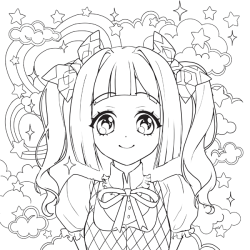 Le coloriage Mangamania - 100 personnages à colorier Beaux-arts Le coloriage Mangamania - 100 personnages à colorier Beaux-arts
