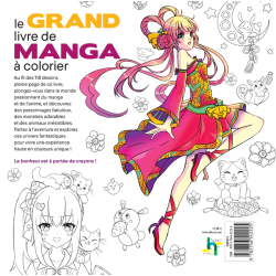 Le coloriage Mangamania - 100 personnages à colorier Beaux-arts Le coloriage Mangamania - 100 personnages à colorier Beaux-arts