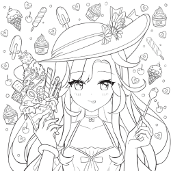 Le coloriage Mangamania - 100 personnages à colorier Beaux-arts Le coloriage Mangamania - 100 personnages à colorier Beaux-arts