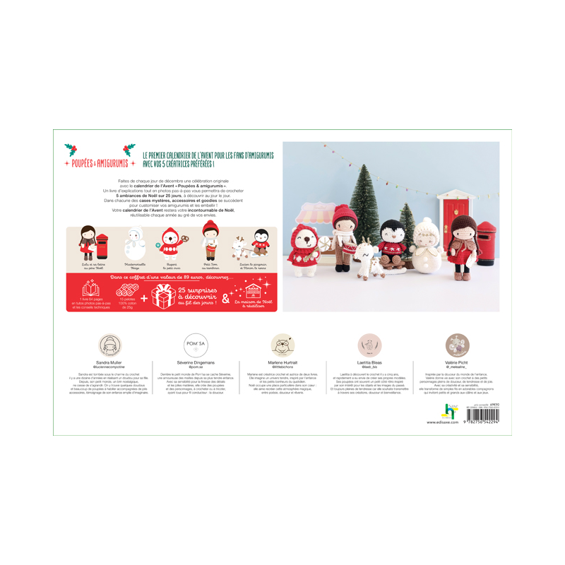 Coffret Le calendrier de l'Avent : Poupées & amigurumis Kit COFFRETS