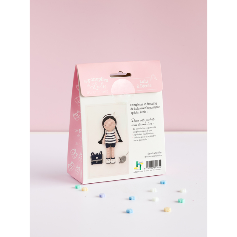 Les panoplies de LULU à crocheter : Lulu à l'école Kit Crochet