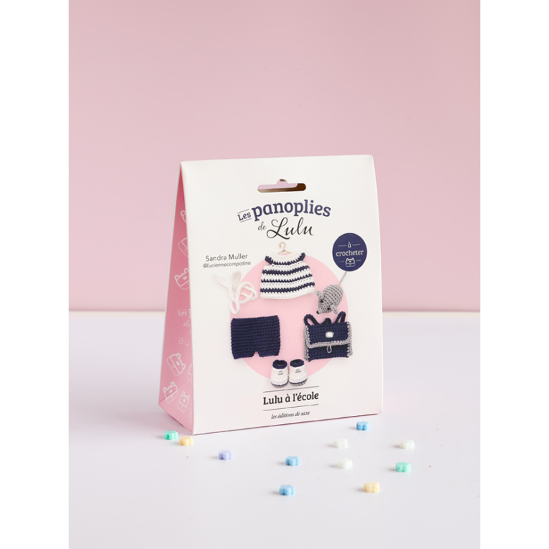 Les panoplies de LULU à crocheter : Lulu à l'école Kit Crochet