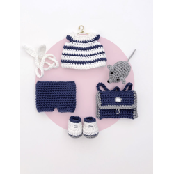 Les panoplies de LULU à crocheter : Lulu à l'école Kit Crochet