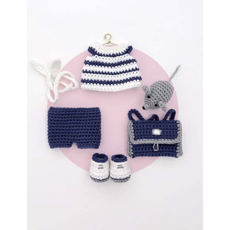 Les panoplies de LULU à crocheter : Lulu à l'école Kit Crochet