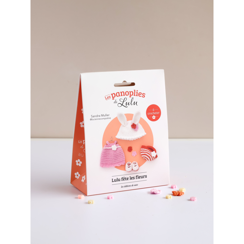 Les panoplies de LULU à crocheter : Lulu fête les fleurs Kit Crochet