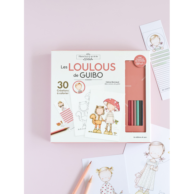 Coffret Coloriage les Loulous de Guibo Kit COFFRETS