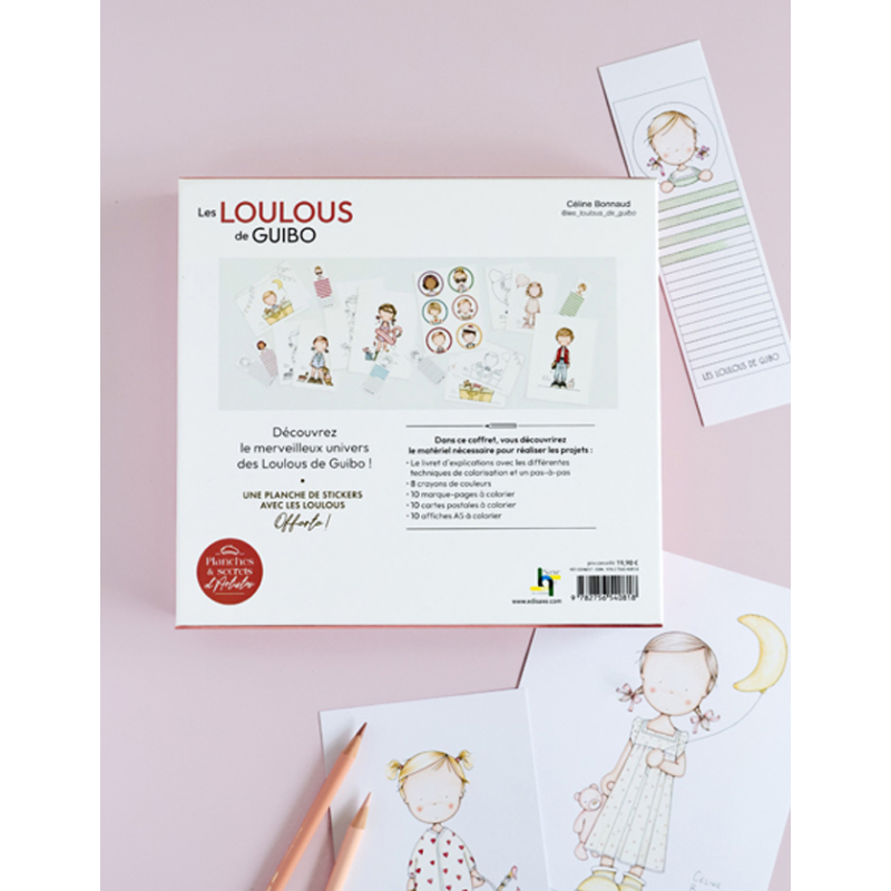 Coffret Coloriage les Loulous de Guibo Kit COFFRETS