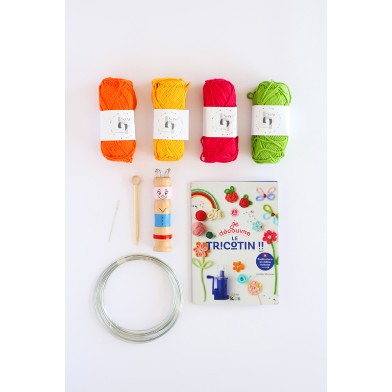Coffret Je découvre le tricotin Kit COFFRETS
