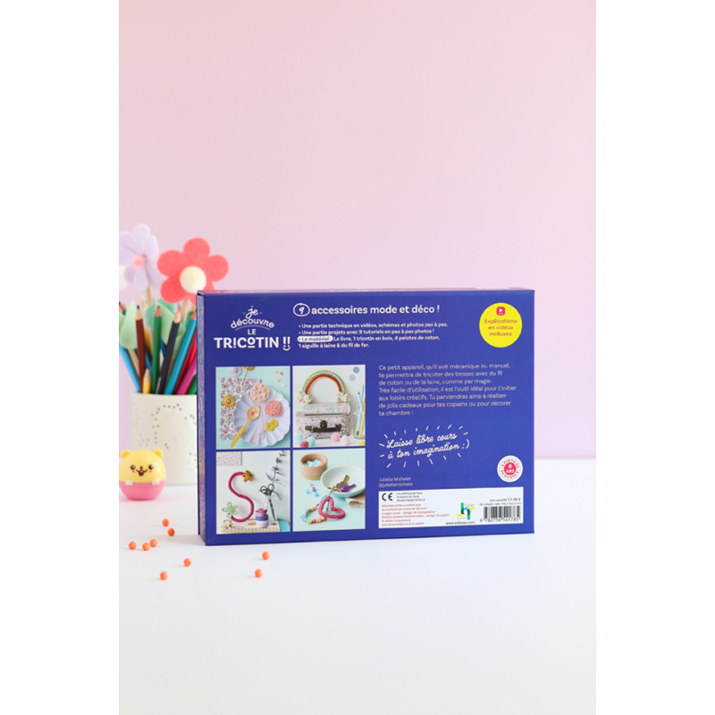 Coffret Je découvre le tricotin Kit COFFRETS