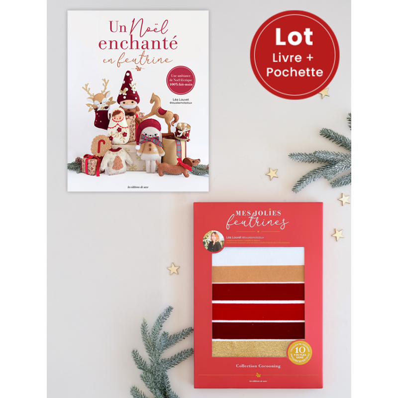 Lot livre et pochette Ma décoration de Noël traditionnelle Lot Loisirs créatifs