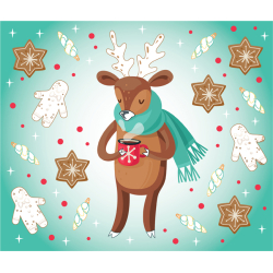 Mes jolies cartes scintillantes - Noël enchanté Kit Jeunesse Mes jolies cartes scintillantes - Noël enchanté Kit Jeunesse
