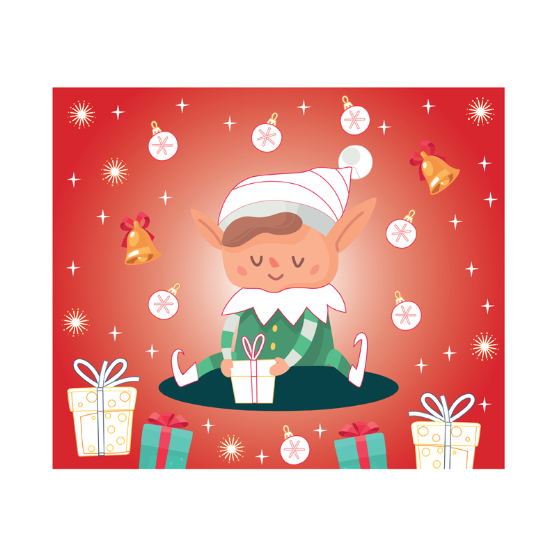 Mes jolies cartes scintillantes - Noël enchanté Kit Jeunesse