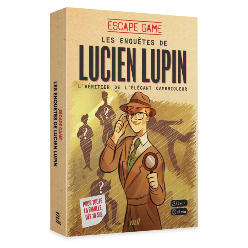 Escape game - Les Enquêtes de Lucien Lupin Kit DIY