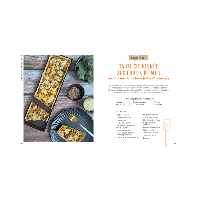 Tartes et salades en escale Livre DIY