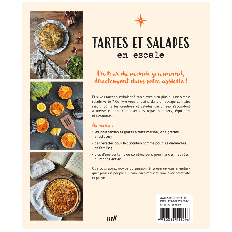 Tartes et salades en escale Livre DIY