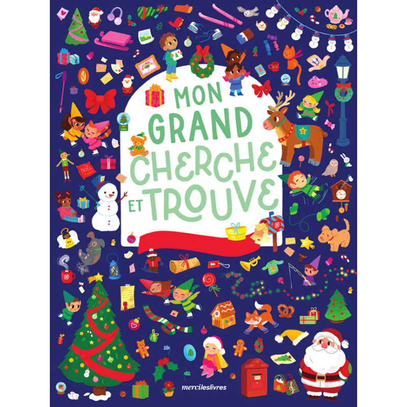 Mon grand cherche et trouve la magie de Noël Livre Jeunesse