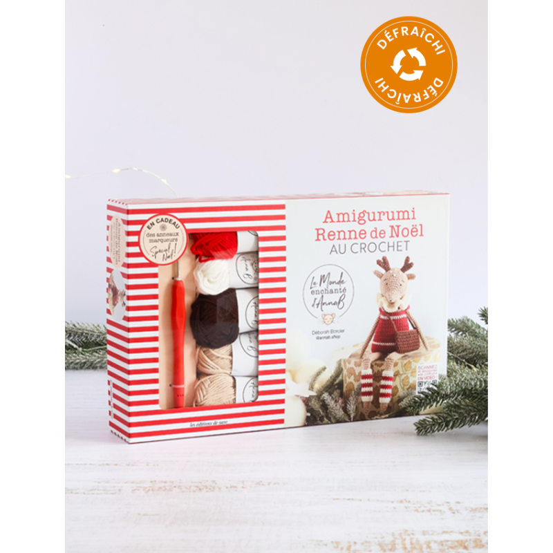 Coffret Amigurumi Renne de Noë - Occasion Kit Crochet