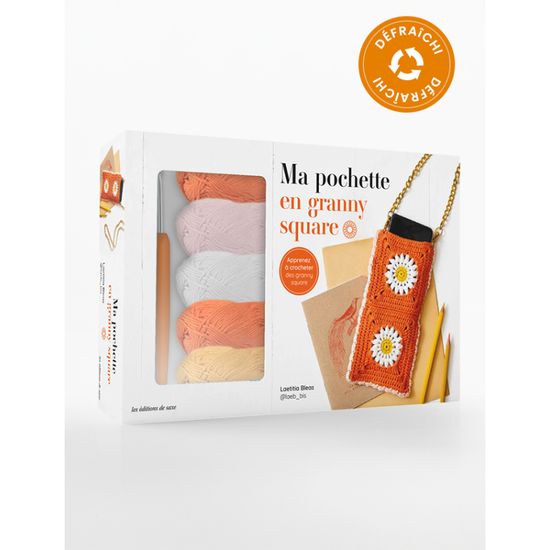 Coffret Ma pochette en granny - Occasion Kit Crochet