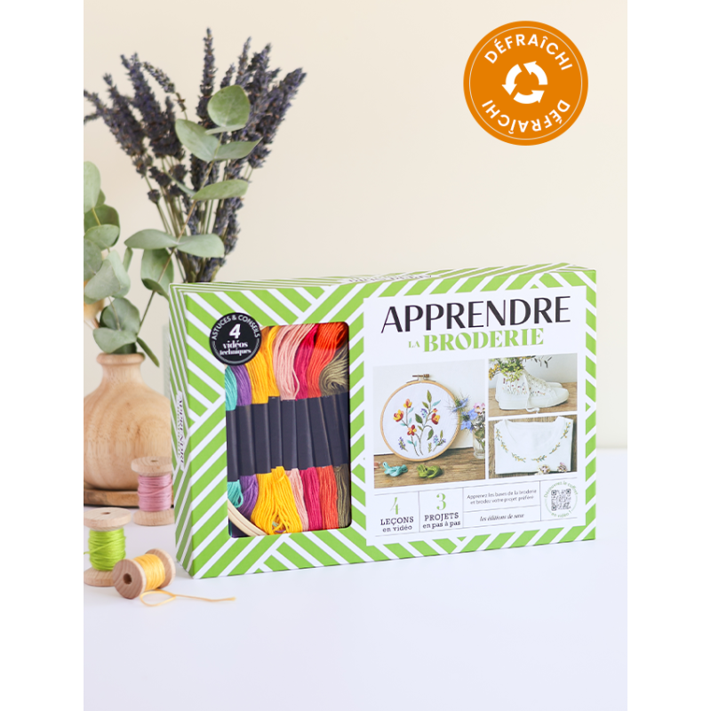 Coffret Apprendre la broderie - Occasion Kit Broderie