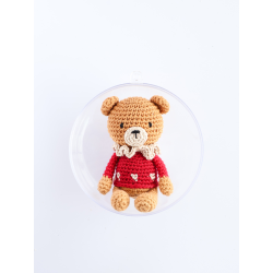 Boule de Noël amigurumi 3 : L'ourson Kit COFFRETS Boule de Noël amigurumi 3 : L'ourson Kit COFFRETS