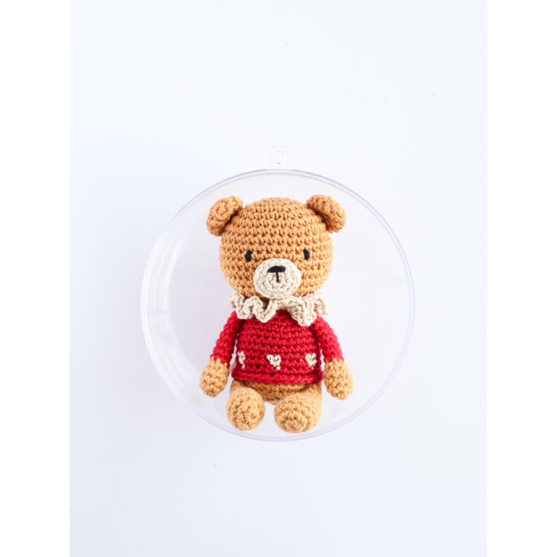 Boule de Noël amigurumi 3 : L'ourson Kit COFFRETS