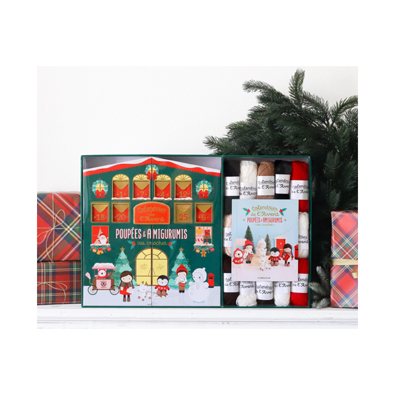 Coffret Le calendrier de l'Avent : Poupées & amigurumis Kit COFFRETS