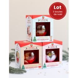 Lot boules de noël amigurumi Lot COFFRETS
