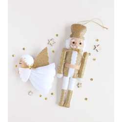 Feutrine Noël : Duo hiver enchanté