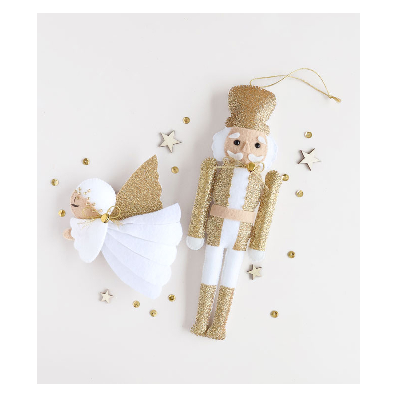 Feutrine Noël : Duo hiver enchanté Kit COFFRETS