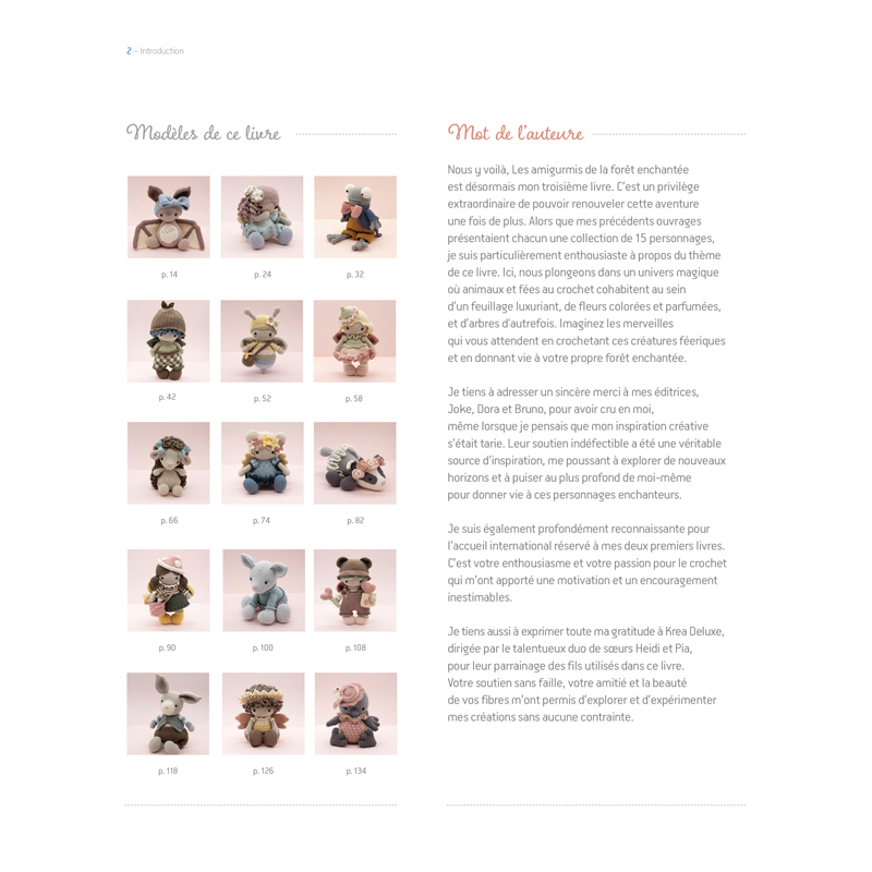 Les amigurumis de la forêt enchantée Livre Crochet