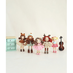 Poupées en micro-crochet Livre Crochet