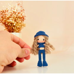 Poupées en micro-crochet Livre Crochet